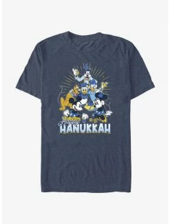 Best Sale 🧨 Disney Mickey Mouse Happy Hanukkah Friends T-Shirt ⌛