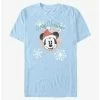 Best Sale 🔥 Disney Mickey Mouse Snowflakes Santa Mickey T-Shirt ⌛