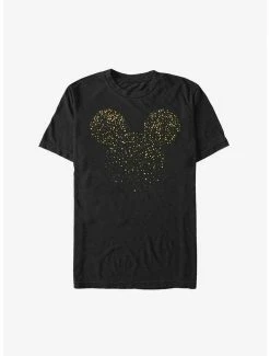 Budget 💯 Disney Mickey Mouse Confetti Fill Ears Extra Soft T-Shirt 🎉