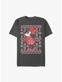 Deals 🎁 Disney Mickey Mouse Minnie Ugly 🔔 Christmas Extra Soft T-Shirt ❤️