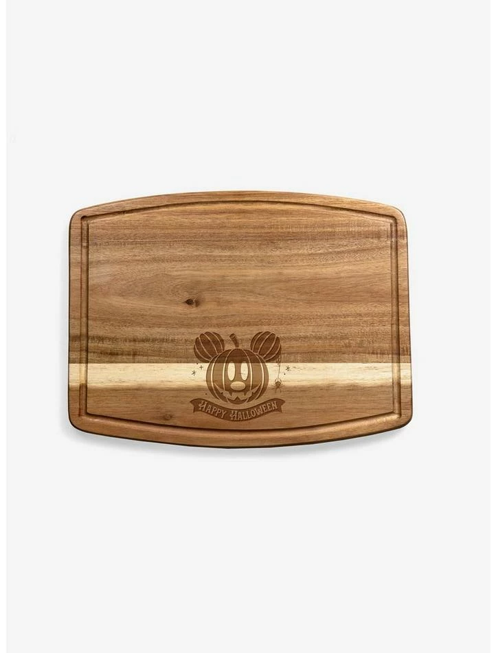 Best reviews of β¨ Disney Mickey Mouse Pumpkin Face Ovale Acacia Cutting Board π₯ - Image 2