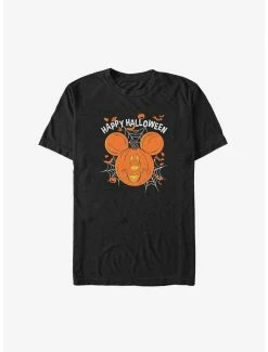 Top 10 💯 Disney Mickey Mouse Happy 🎃 Halloween Jack-O'-Lantern Big & Tall T-Shirt ✔️