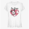 Promo 🌟 Disney Mickey Mouse Mickey In Love 👧 Girls T-Shirt 👍
