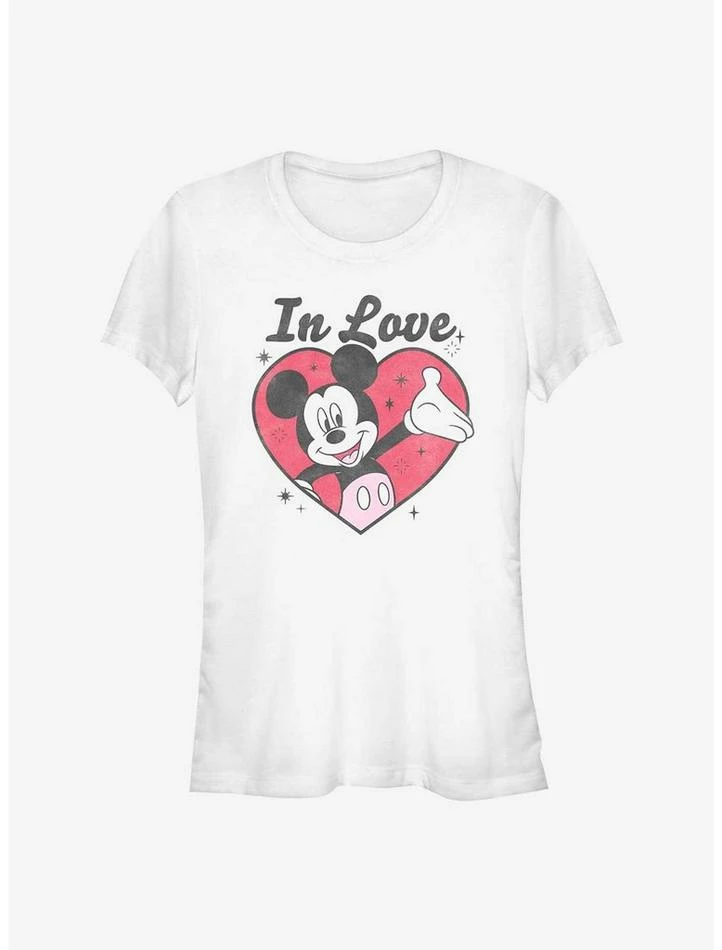 Promo π Disney Mickey Mouse Mickey In Love π§ Girls T-Shirt π