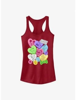 Hot Sale 🧨 Disney Mickey Mouse 🍬 Candy Hearts 👧 Girls Tank ✨