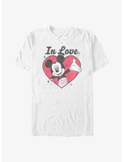 Flash Sale 😀 Disney Mickey Mouse Mickey In Love T-Shirt 😍